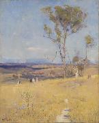 Arthur streeton Near Heidelberg oil on canvas